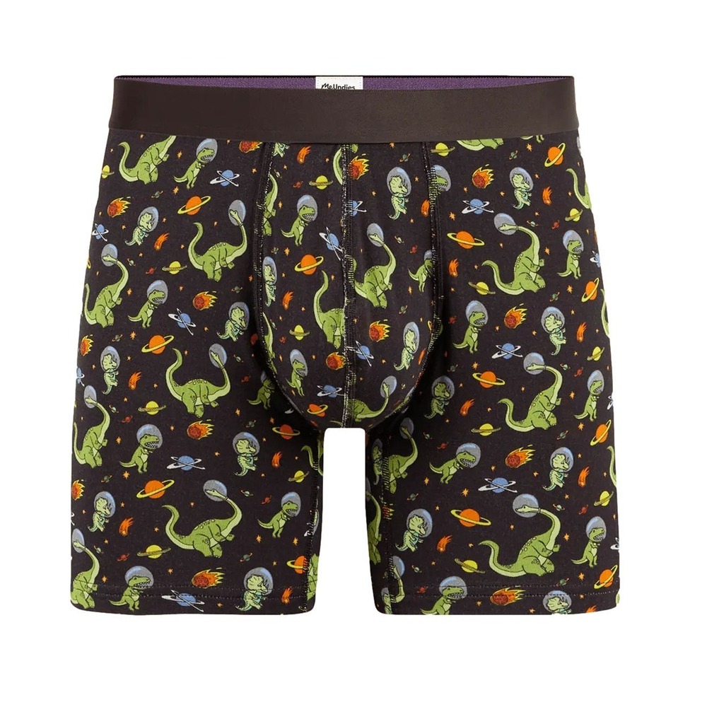 Me Undies Men's UltraModal Core Boxer Brief - Explorasaurus Dinosaurs - XXXL